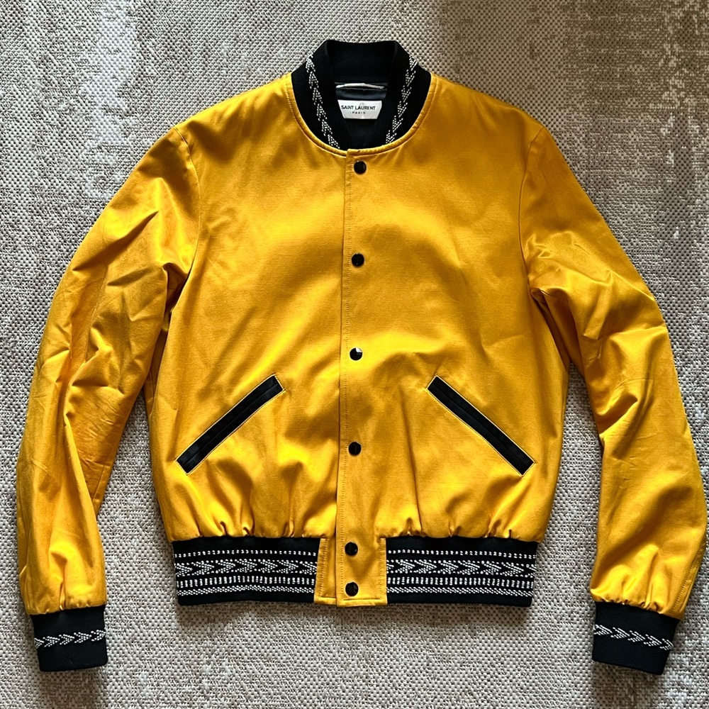 Saint Laurent yellow bomber size 50IT - Hedi Slimane era